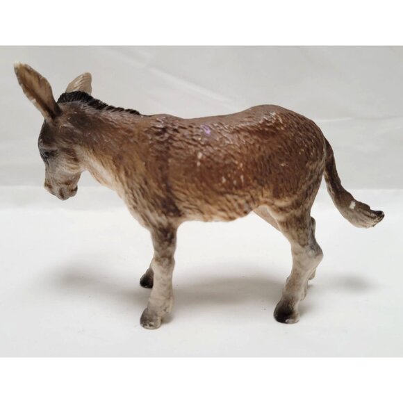 Vintage 1989 Schleich Hand-Painted Resin Donkey Figurine Toy 13212 - READ - Picture 4 of 9